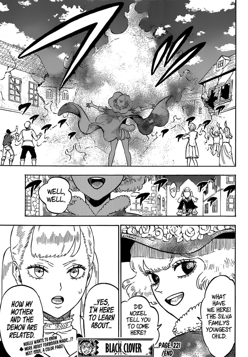 Black Clover Manga Chapter 221 page 13 - The Blue Rose's Confession