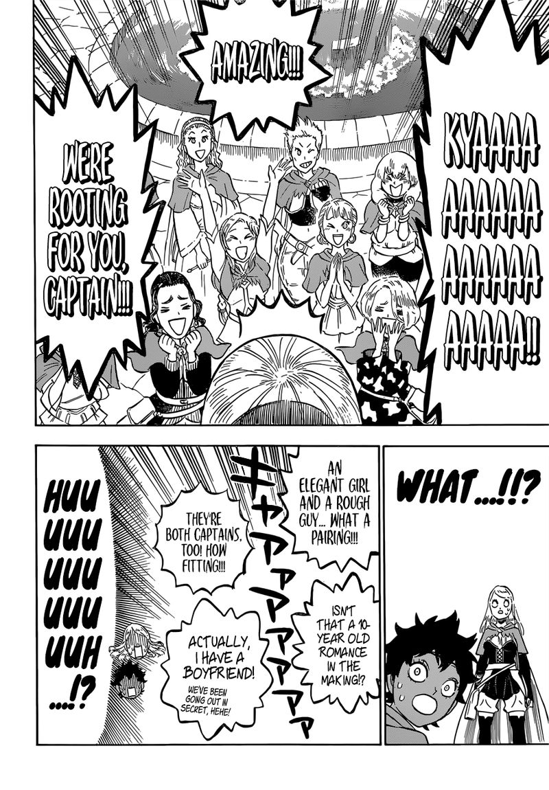 Black Clover Manga Chapter 221 page 5 - The Blue Rose's Confession