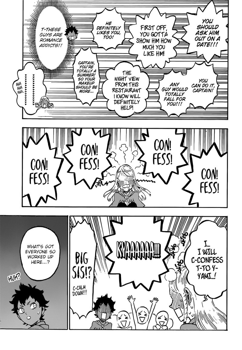 Black Clover Manga Chapter 221 page 6 - The Blue Rose's Confession
