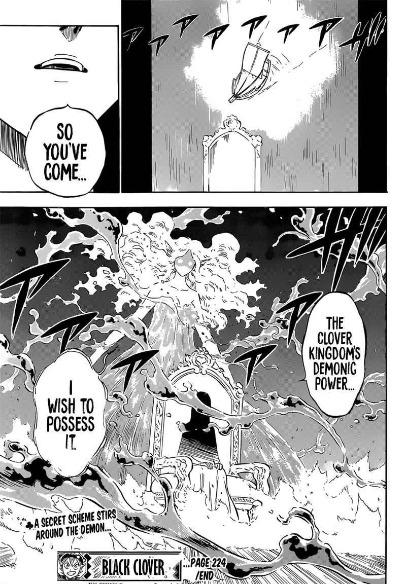 Black Clover Manga Chapter 224 page 15 - You Are Cursed
