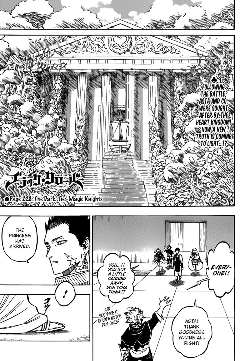Black Clover Manga Chapter 228 page 1 - Arcane Stage Mages
