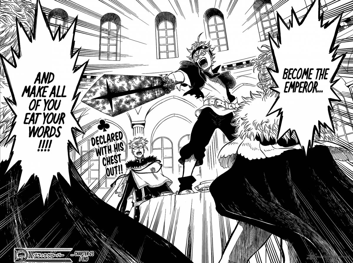 Black Clover Manga Chapter 23 page 18 - War Merits Conferment Ceremony