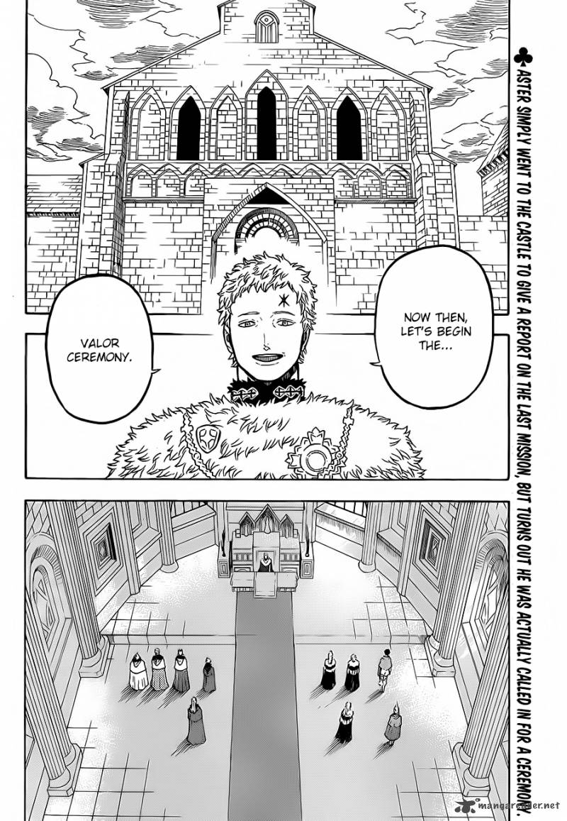 Black Clover Manga Chapter 23 page 2 - War Merits Conferment Ceremony
