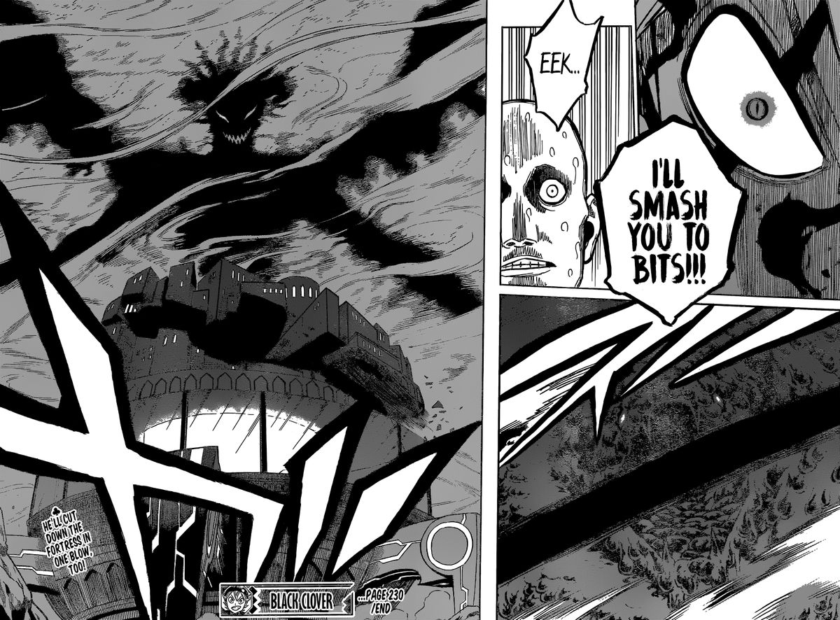Black Clover Manga Chapter 230 page 13 - I'll Crush You
