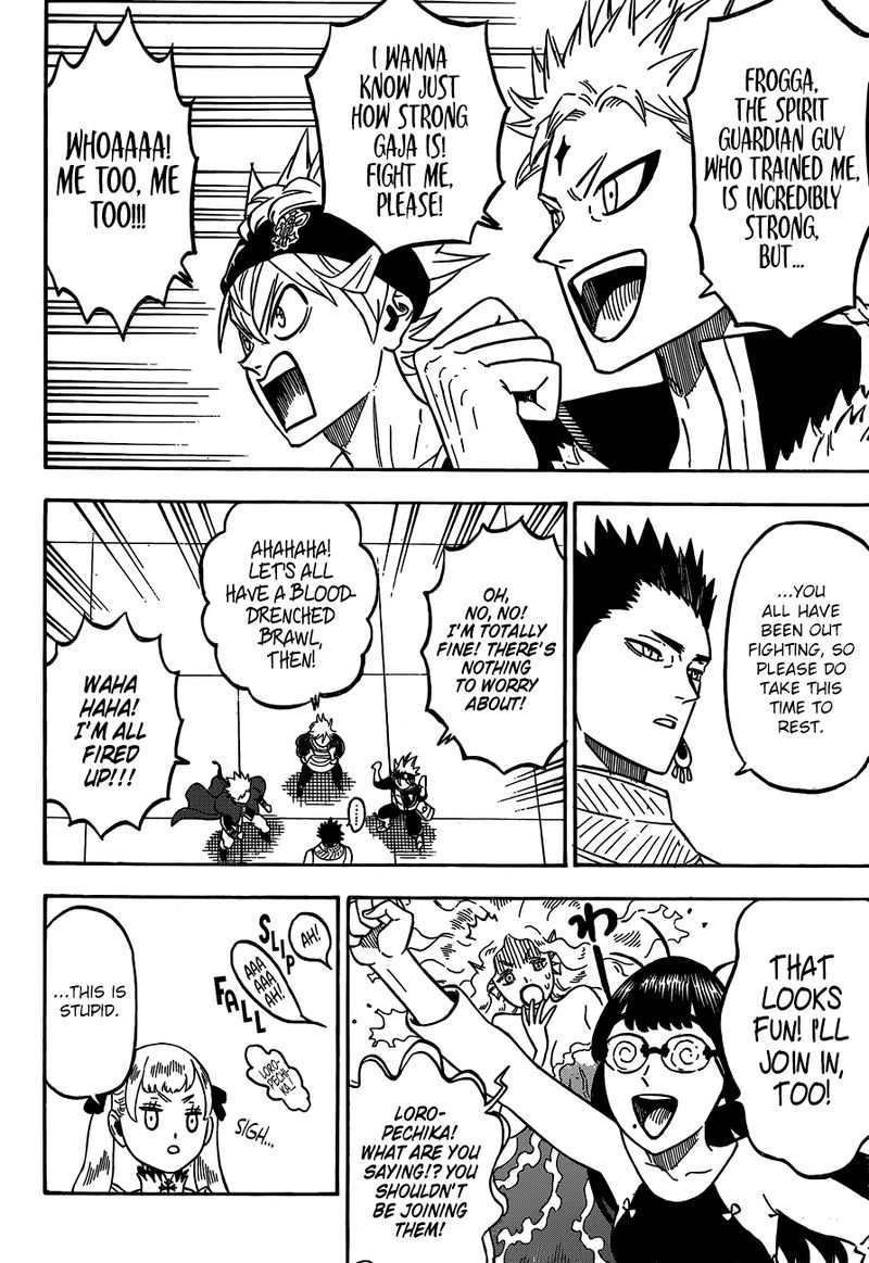 Black Clover Manga Chapter 232 page 4 - Quiet Lakes and Forest Shadows