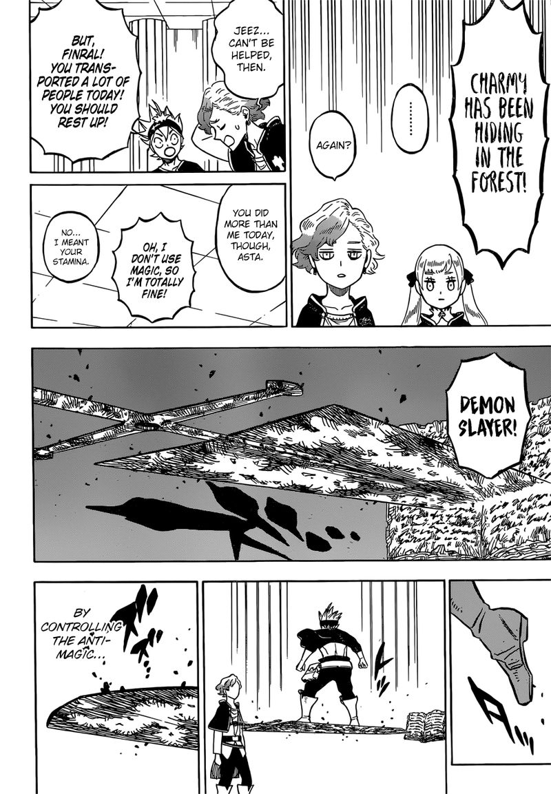 Black Clover Manga Chapter 232 page 6 - Quiet Lakes and Forest Shadows