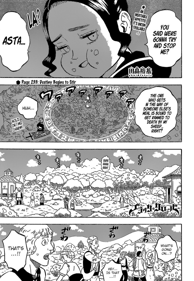 Black Clover Manga Chapter 233 page 1 - Fate Begins to Move