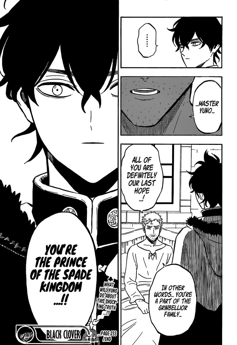 Black Clover Manga Chapter 233 page 12 - Fate Begins to Move