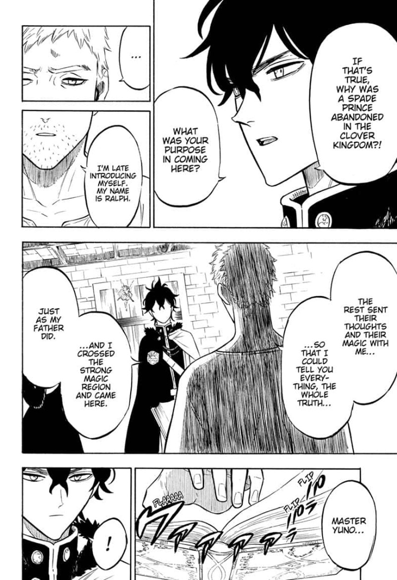 Black Clover Manga Chapter 234 page 4 - The Messenger from the Spade Kingdom