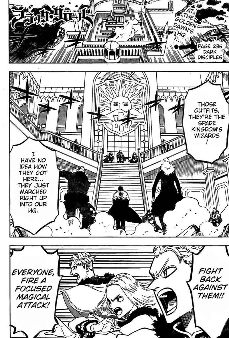 Black Clover Manga Chapter 235 page 2 - Dark Disciples