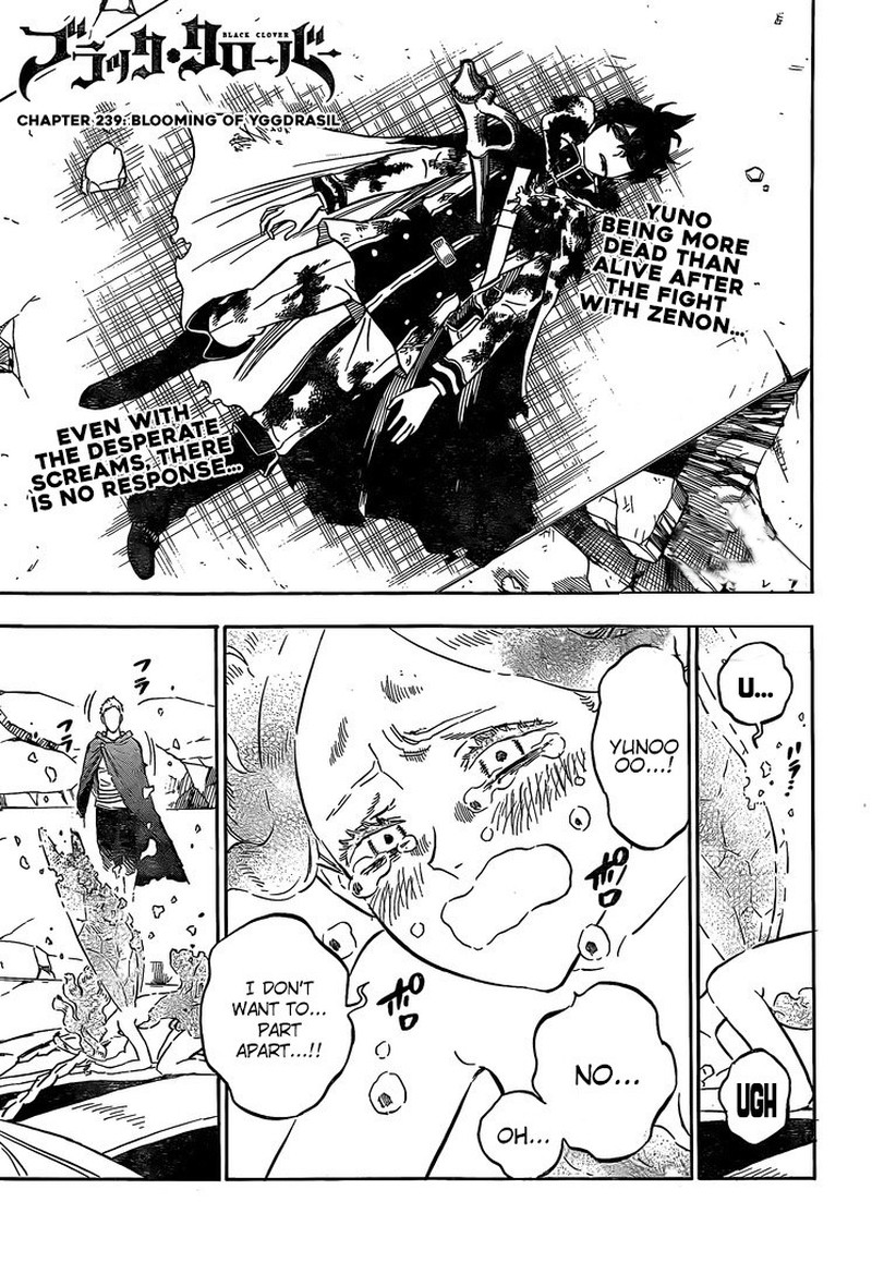 Black Clover Manga Chapter 239 page 1 - Budding of Yggdrasil