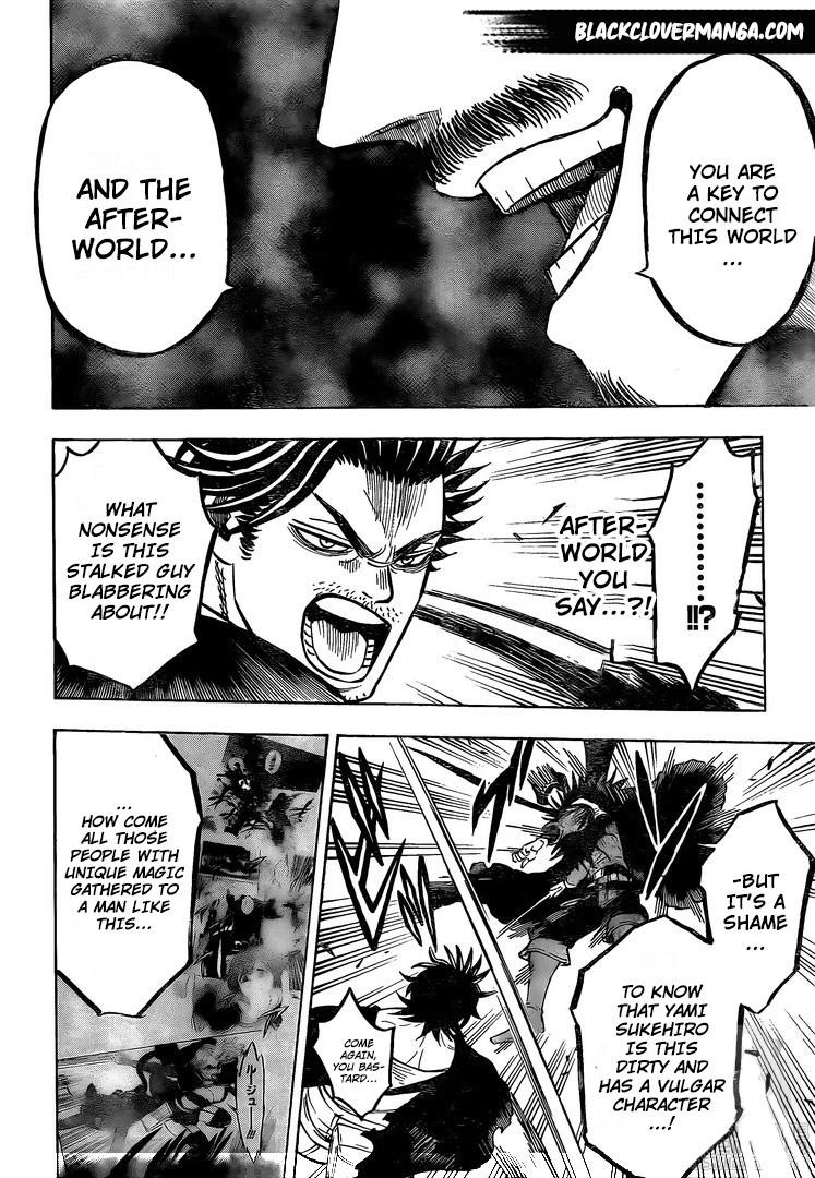 Black Clover Manga Chapter 245 page 11 - Dante vs. the Captain of the Black Bulls