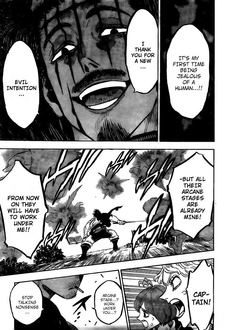 Black Clover Manga Chapter 245 page 12 - Dante vs. the Captain of the Black Bulls