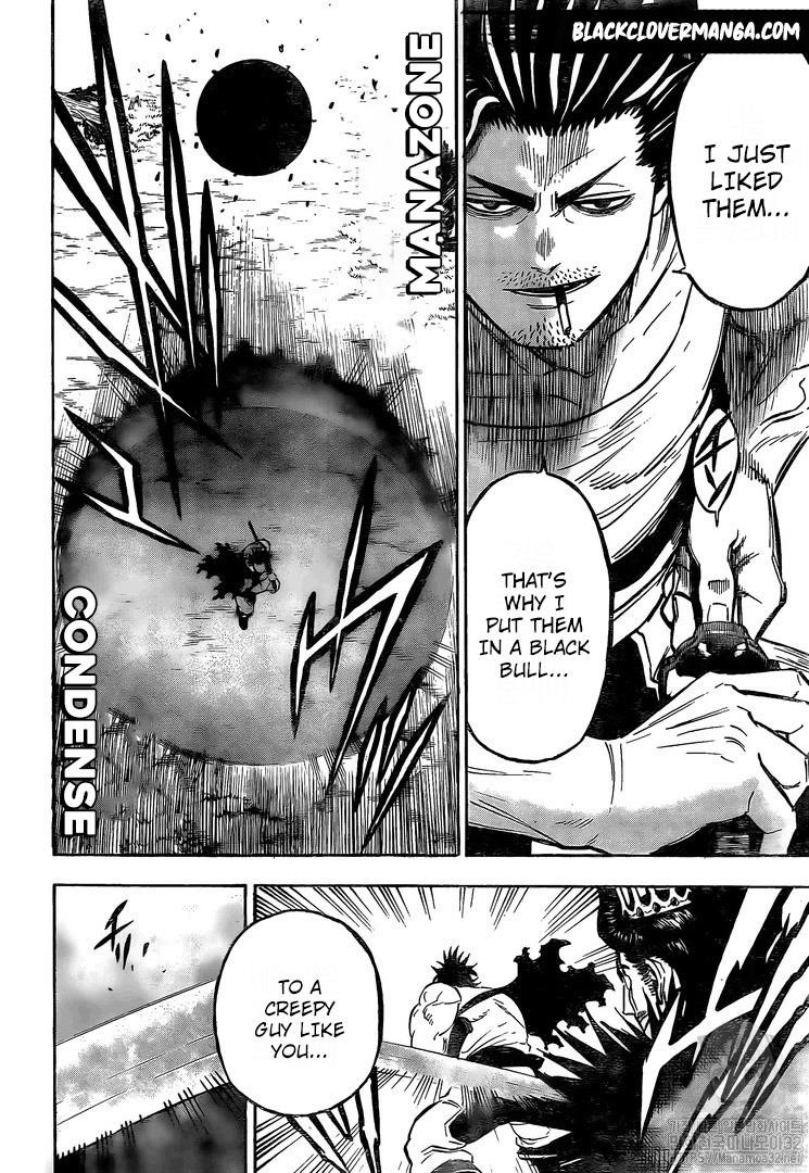 Black Clover Manga Chapter 245 page 13 - Dante vs. the Captain of the Black Bulls