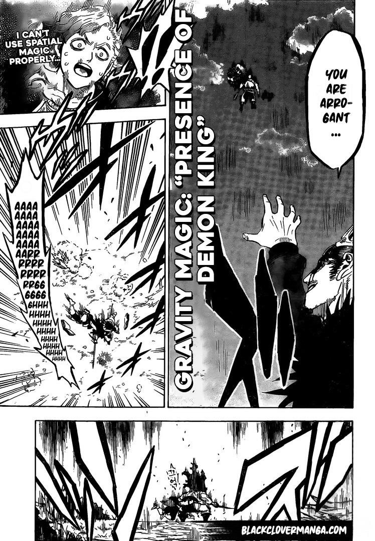 Black Clover Manga Chapter 245 page 3 - Dante vs. the Captain of the Black Bulls