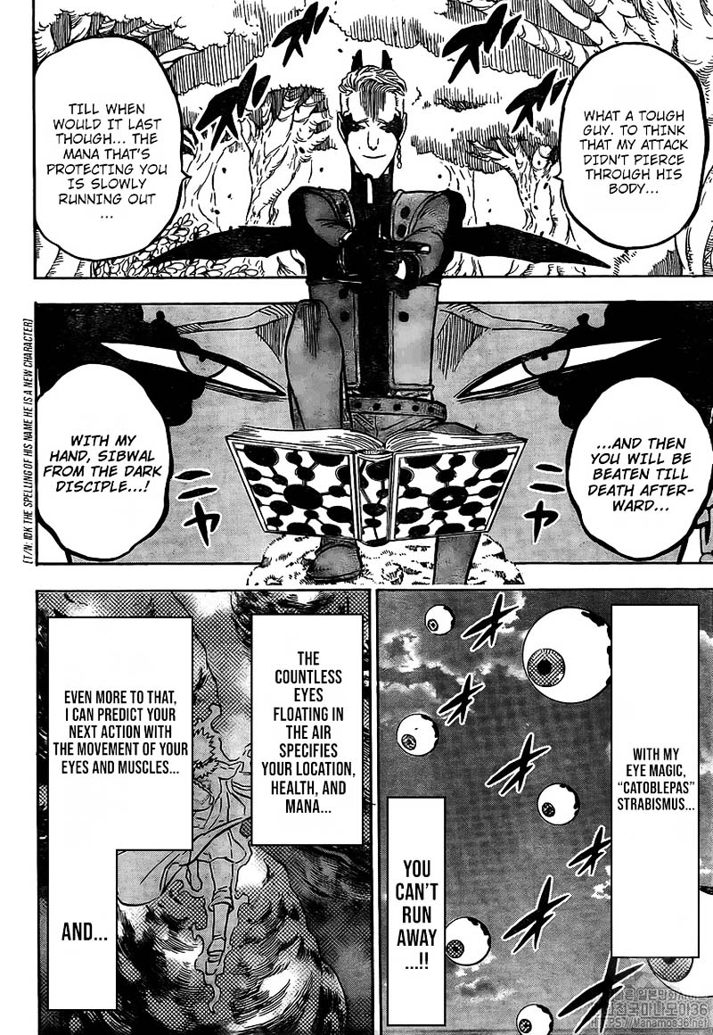 Black Clover Manga Chapter 249 page 4 - Leopold vs. Sivoir