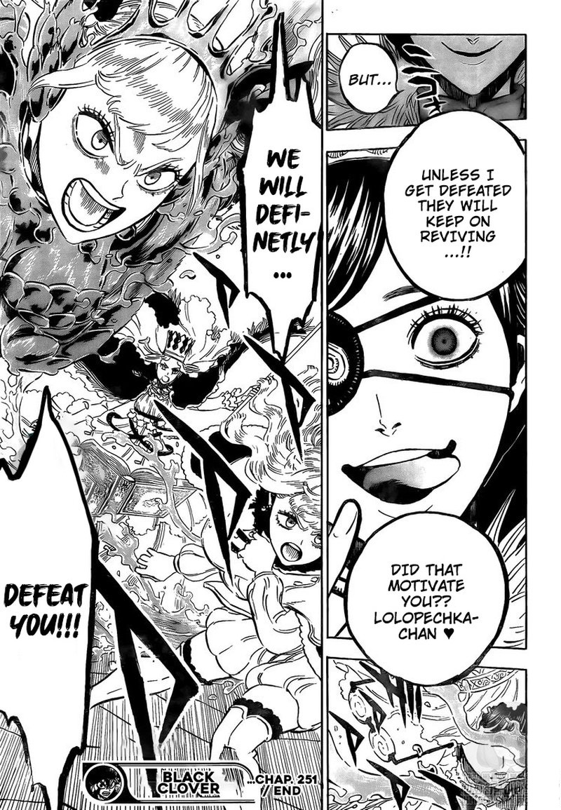 Black Clover Manga Chapter 251 page 15 - The Curse Devil