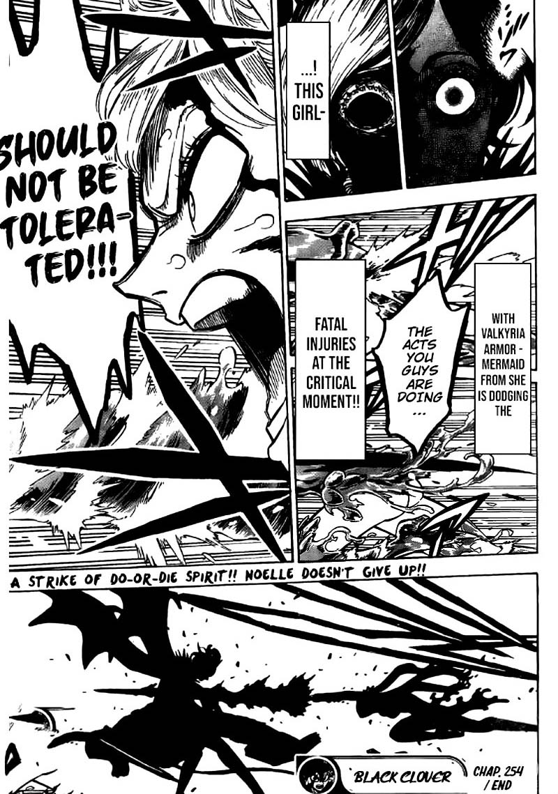 Black Clover Manga Chapter 254 page 14 - Power Differential