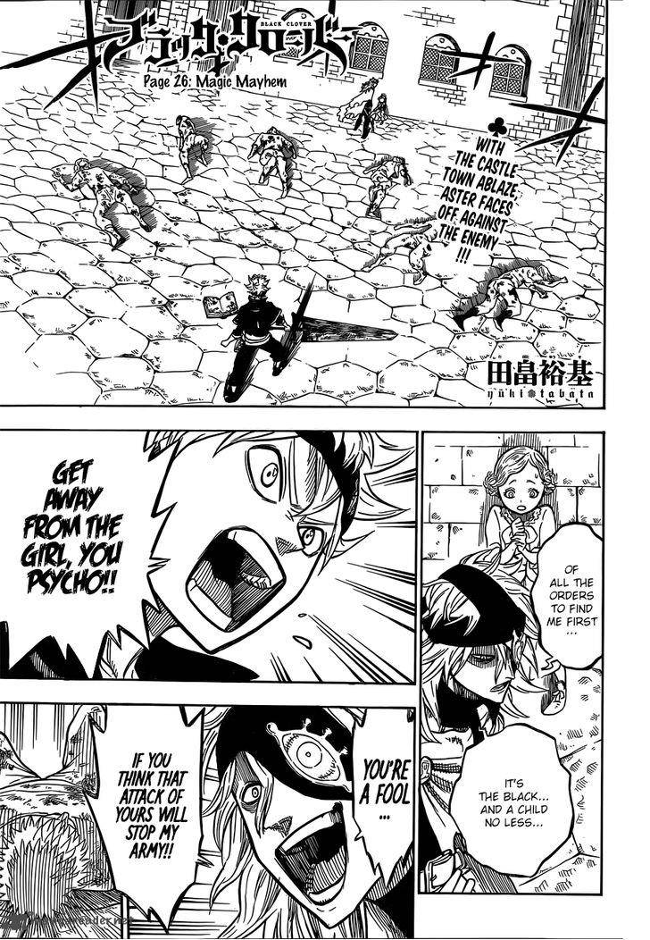 Black Clover Manga Chapter 26 page 1 - Magic Wild Dance