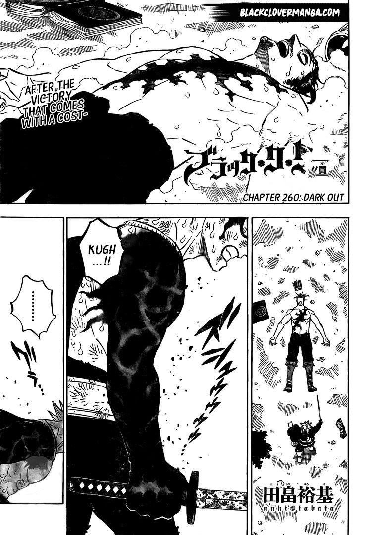 Black Clover Manga Chapter 260 page 1 - Dark Out