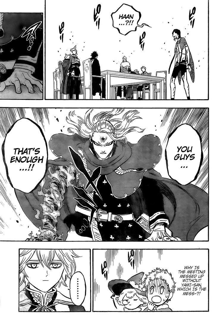 Black Clover Manga Chapter 262 page 12 - A Turbulent Conference