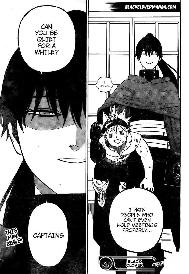 Black Clover Manga Chapter 262 page 14 - A Turbulent Conference