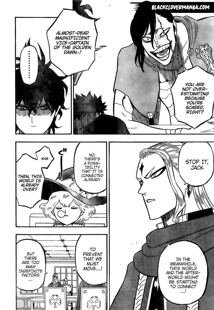Black Clover Manga Chapter 262 page 9 - A Turbulent Conference