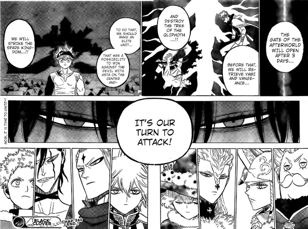 Black Clover Manga Chapter 263 page 14 - Shadow Intel