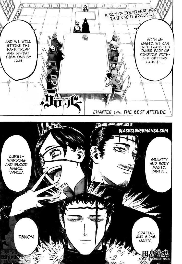 Black Clover Manga Chapter 264 page 1 - Stirrings of the Strongest