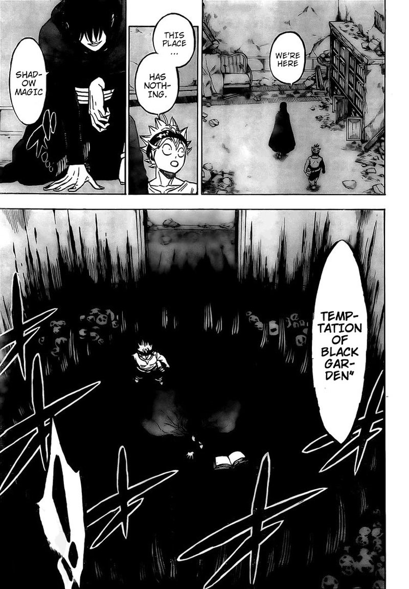 Black Clover Manga Chapter 266 page 10 - Dark Garden Invitation