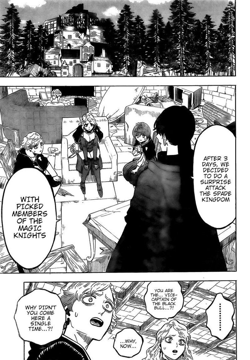 Black Clover Manga Chapter 266 page 4 - Dark Garden Invitation