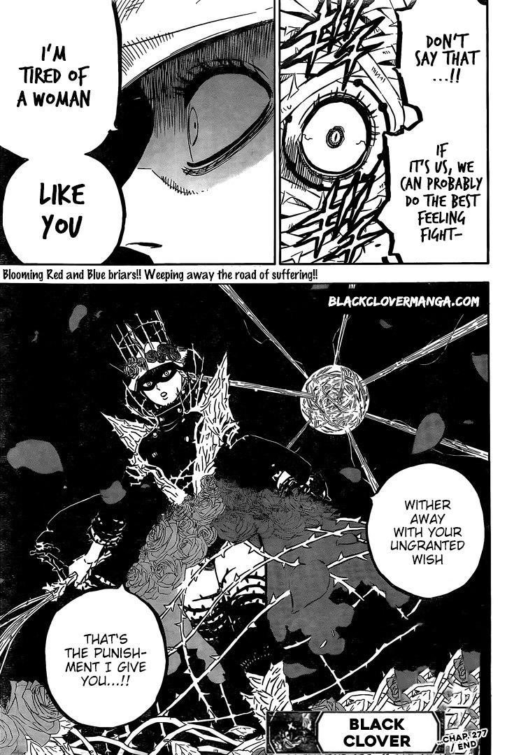 Black Clover Manga Chapter 277 page 16 - Queen of Briars