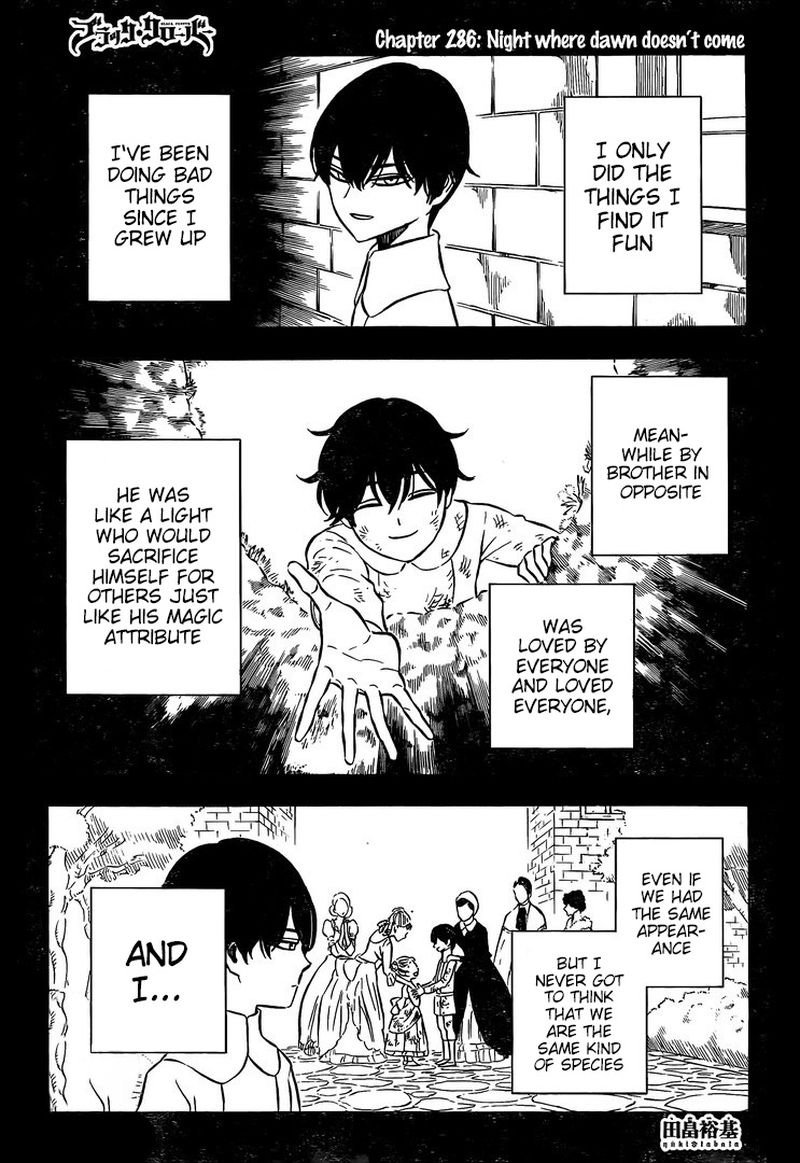 Black Clover Manga Chapter 286 page 1 - A Night With No Morning