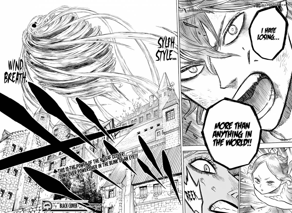 Black Clover Manga Chapter 29 page 17 - Bad Loser