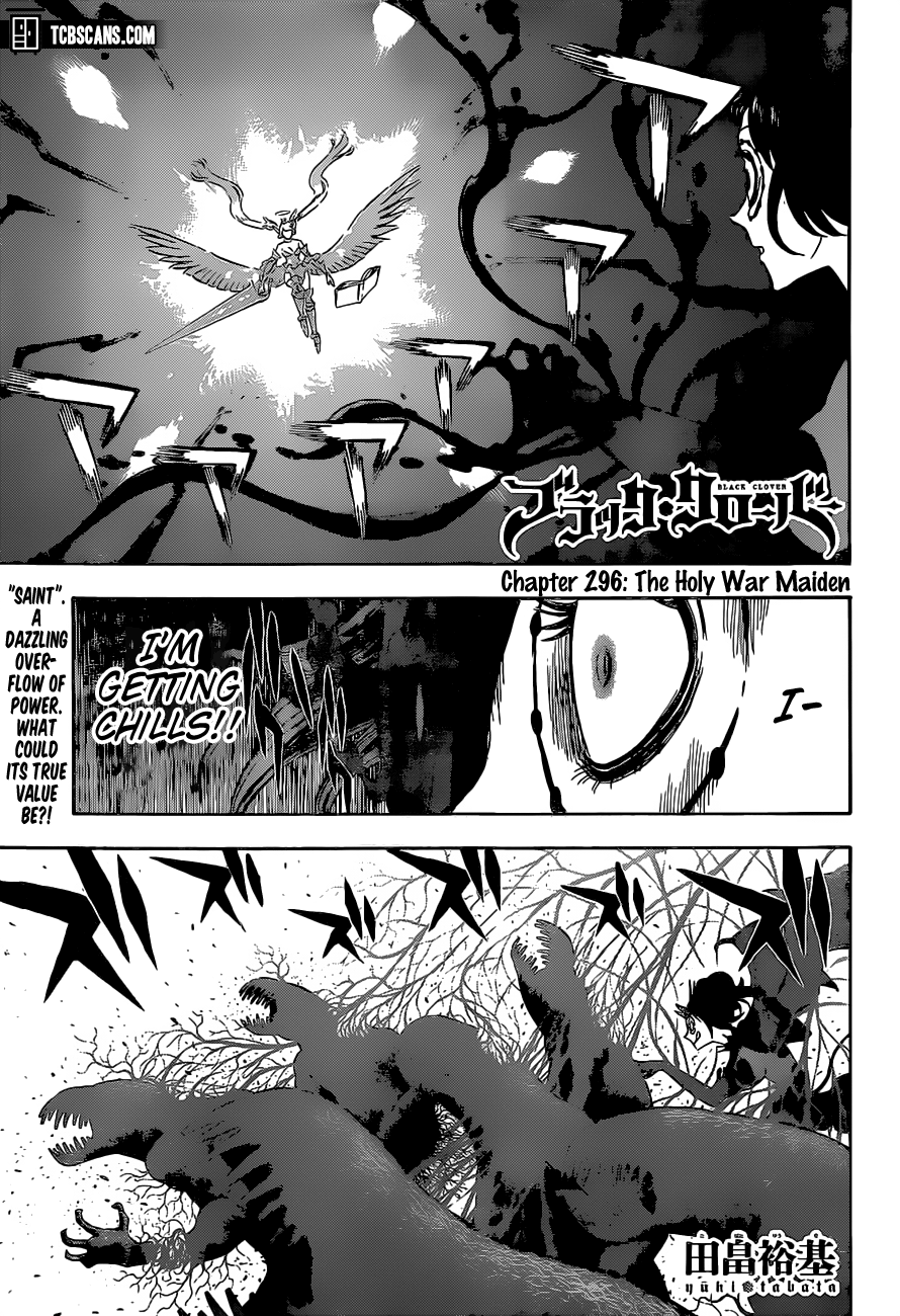 Black Clover Manga Chapter 296 page 1 - The Sacred Valkyrie