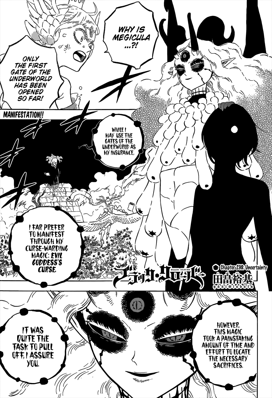 Black Clover Manga Chapter 298 page 1 - Transient Life