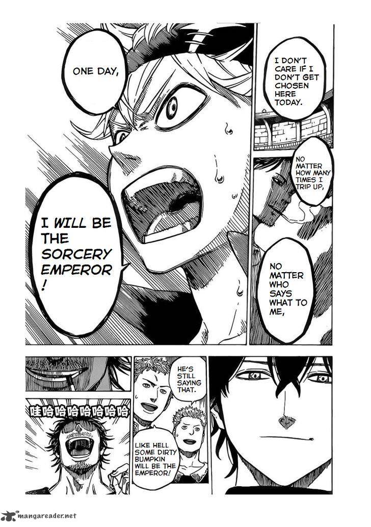 Black Clover Manga Chapter 3 page 11 - The Road to the Wizard King
