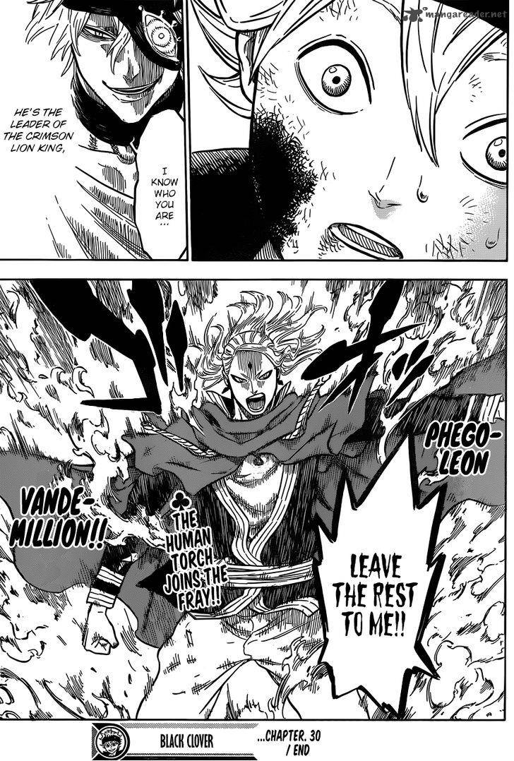 Black Clover Manga Chapter 30 page 18 - A New Rival