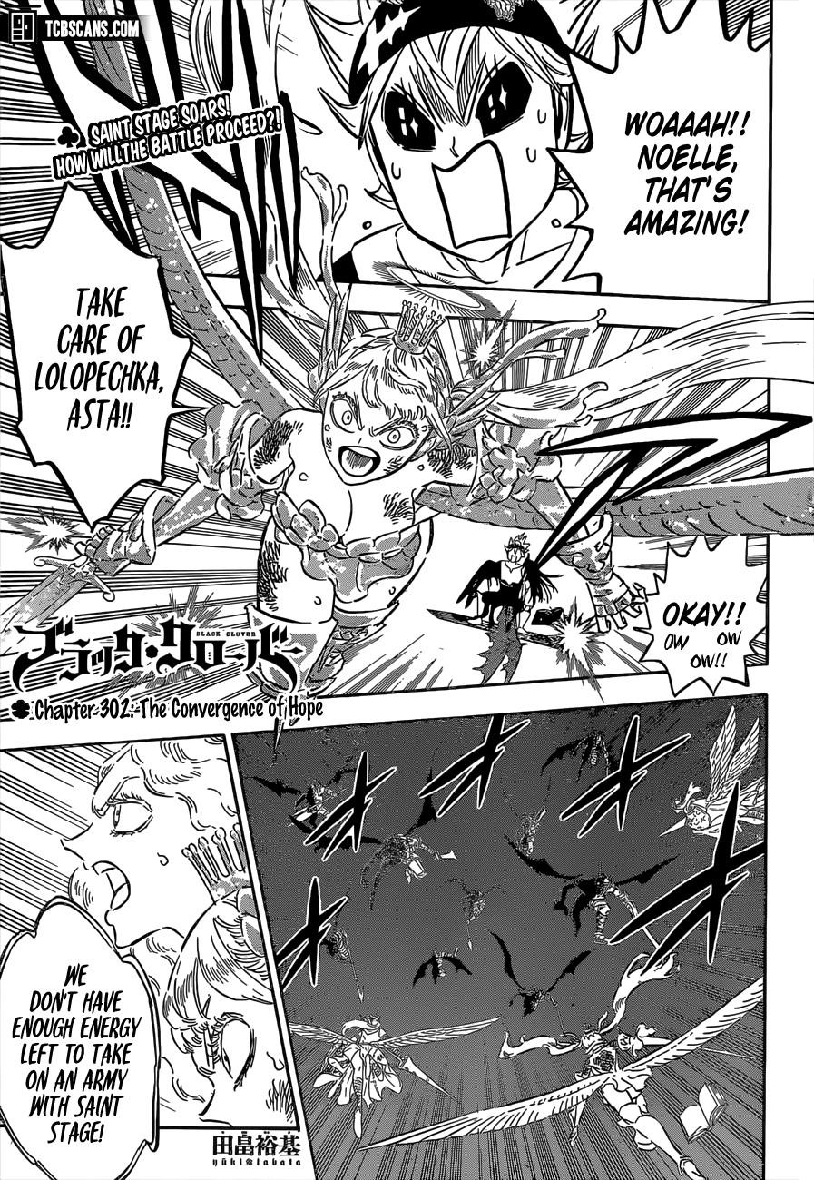 Black Clover Manga Chapter 302 page 1 - Convergence of Hope