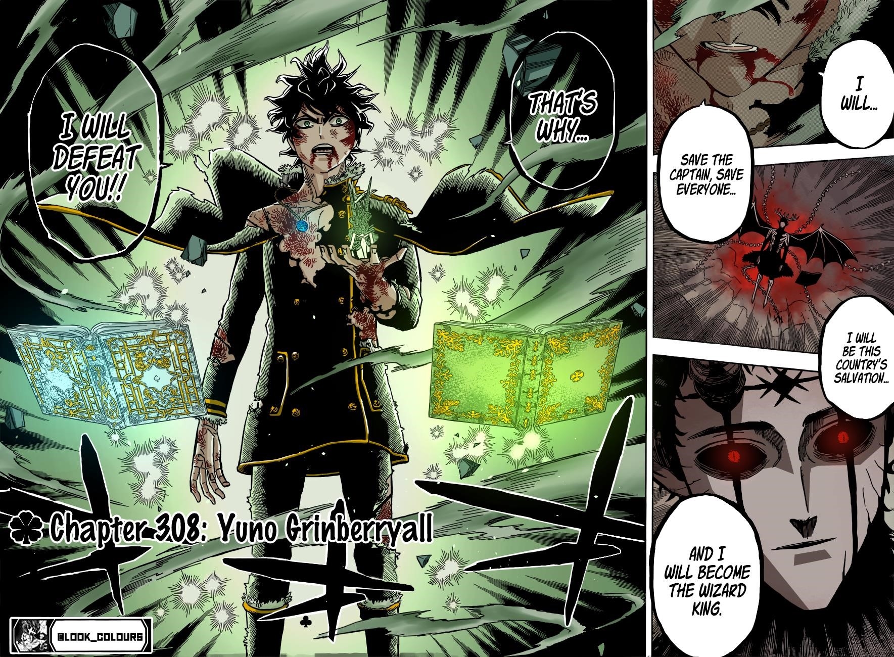 Black Clover Manga Chapter 308 page 14 - Yuno Grinberryall
