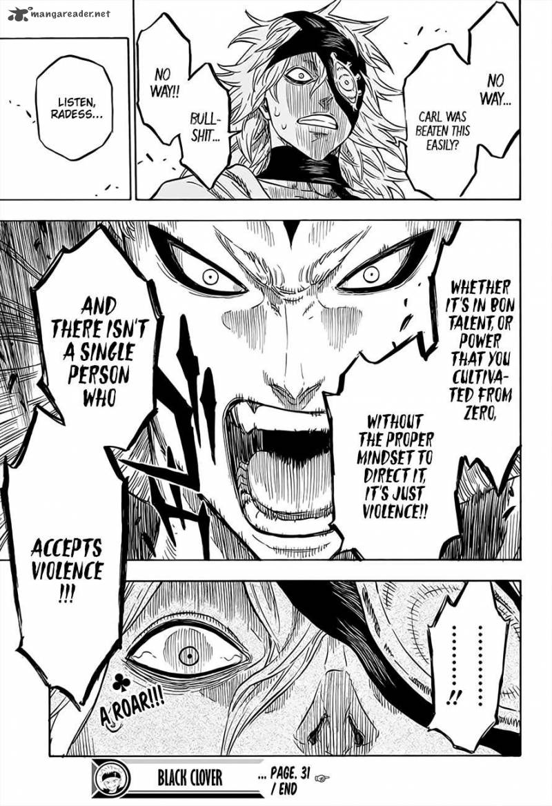 Black Clover Manga Chapter 31 page 18 - The Crimson Lion King