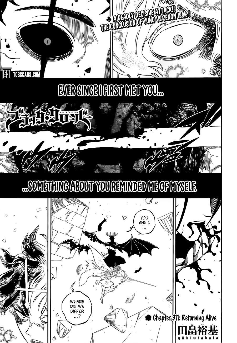 Black Clover Manga Chapter 311 page 1 - Make It Home Alive