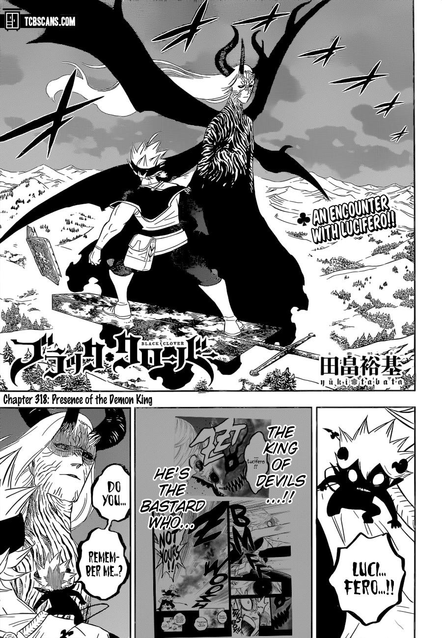 Black Clover Manga Chapter 318 page 2 - In the Presence of the Devil King