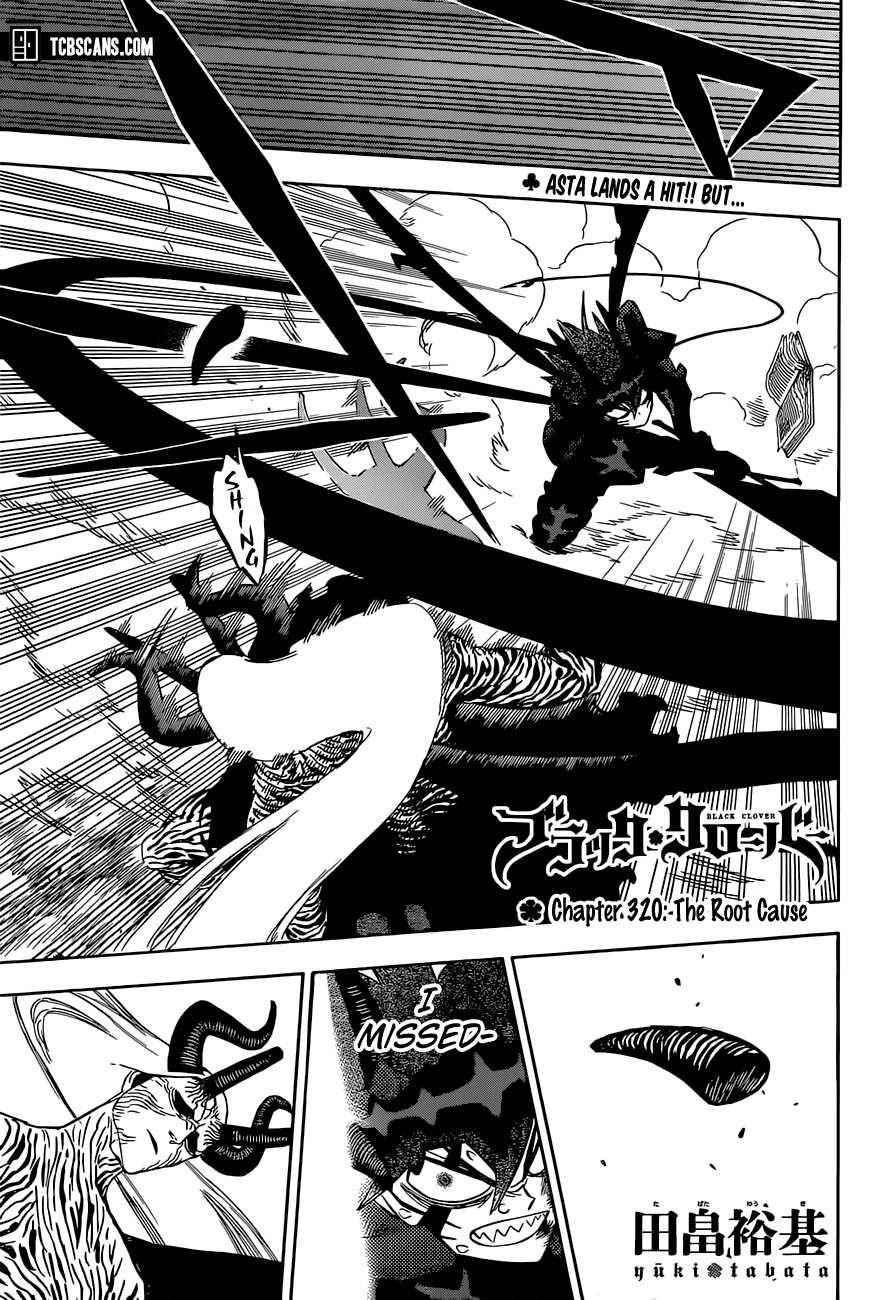 Black Clover Manga Chapter 320 page 1 - The Cause of All This