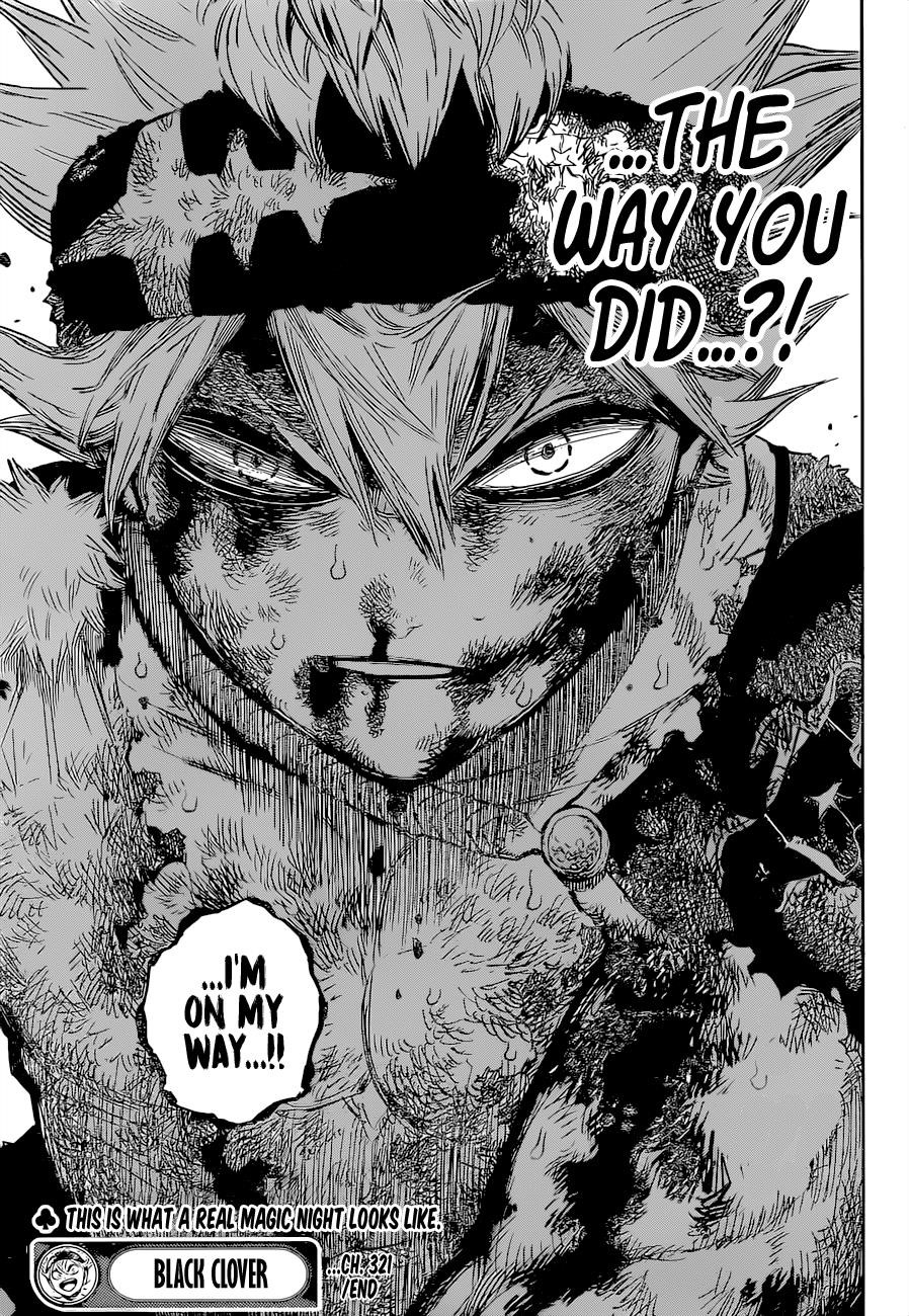 Black Clover Manga Chapter 321 page 17 - Excuses