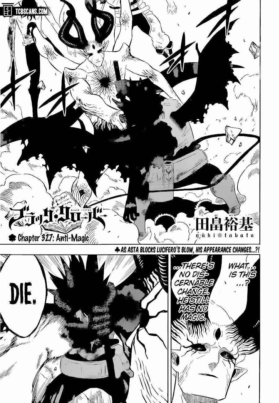 Black Clover Manga Chapter 327 page 1 - Anti Magic
