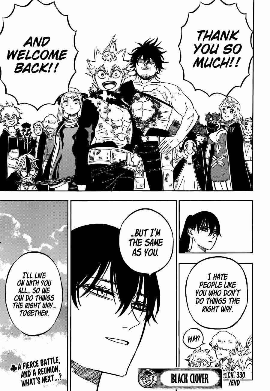 Black Clover Manga Chapter 330 page 13 - Declaration to the Shadows