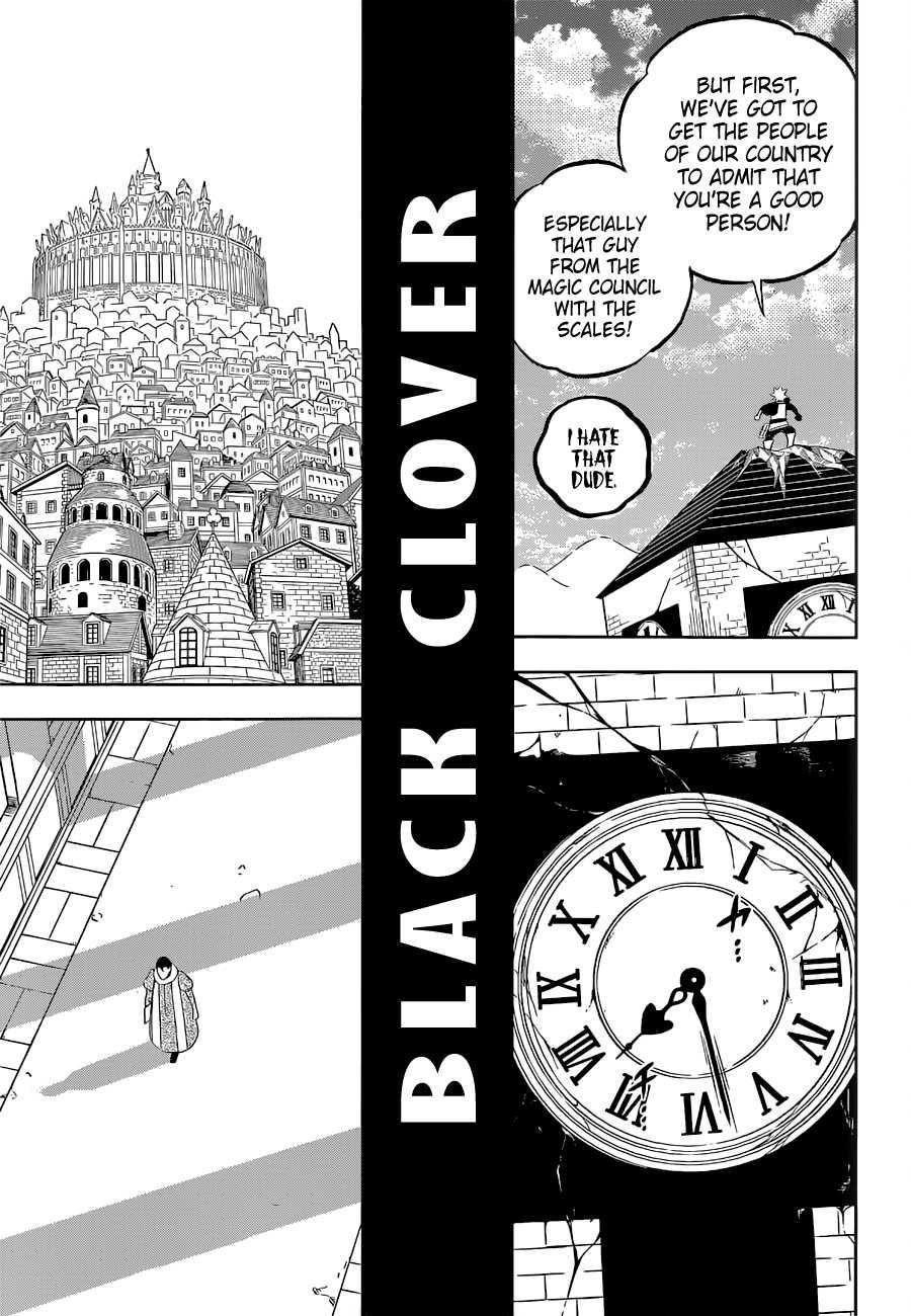 Black Clover Manga Chapter 331 page 7 - And the Time starts to move.