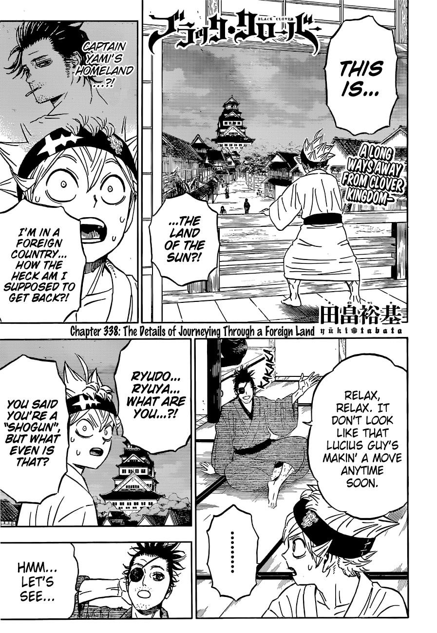 Black Clover Manga Chapter 338 page 1 - Trouble on a Foreign Road