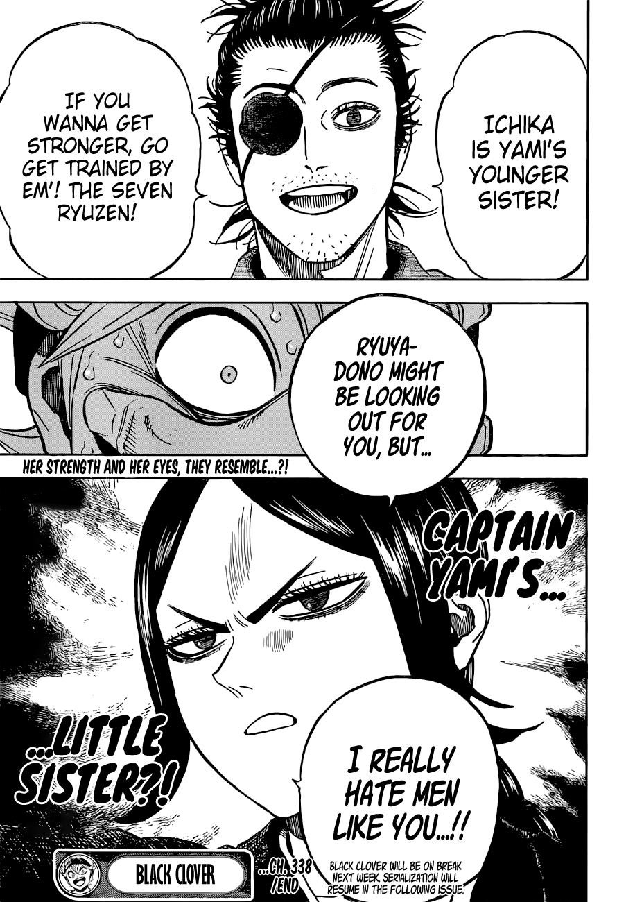 Black Clover Manga Chapter 338 page 16 - Trouble on a Foreign Road